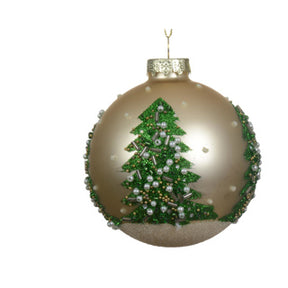Palla di Natale in vetro dia8 cm | 12 pezzi