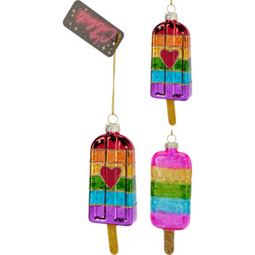 Decorazione da appendere gelato 5x13cm 2ass des