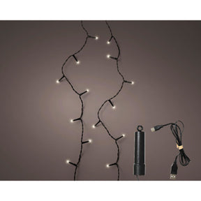 Kaemingk led duracharge luci di base 8 funzioni effetto scintillante per esterni 367,5 cm