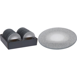 Sottobicchiere 10 cm argento