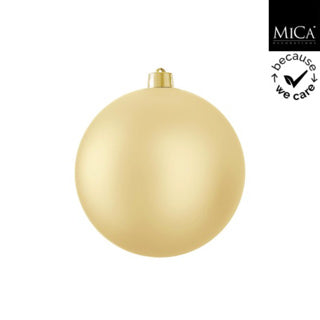 Palla Edelman infrangibile oro opaco - d20cm | 2 pezzi
