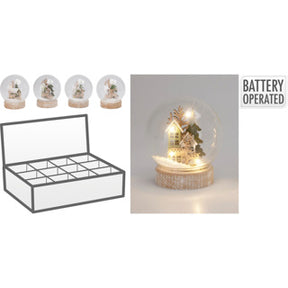 Casa delle palline ad acqua led 11cm 4ass d