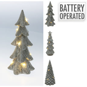 Albero di Natale con design LED 21 cm 3ass