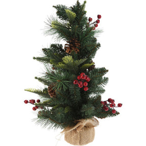 Albero di Natale senza fuoco 60 cm