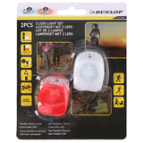 Set di luci per bicicletta Dunlop LED, 2 pz.