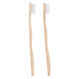 Spazzolino da denti in bambù, 2 pz.