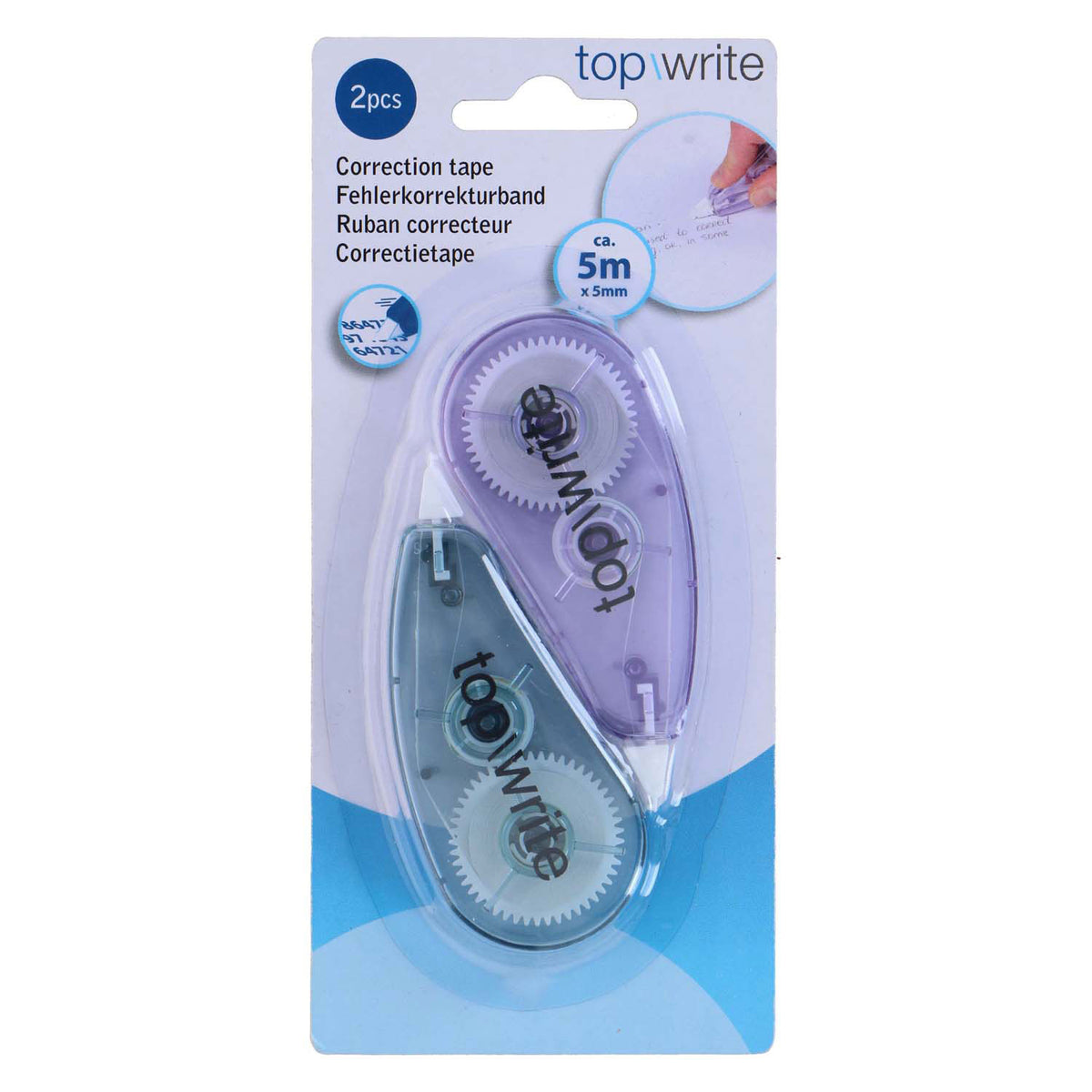 Nastro correttore 5 m, 2 pezzi.