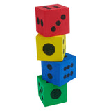 Dadi in schiuma colorata Eddy Toys - 4 pz.