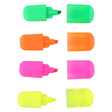 Evidenziatore mini, 4 pz
