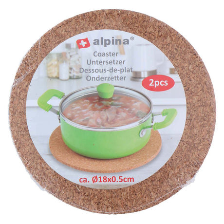 Sottobicchiere Alpina 18 cm, 2 pz.