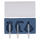 Ice lolly mould, 3 pieces.