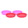 Stampo da forno in silicone Alpina rotondo, 4 pz