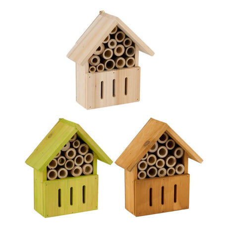 Api farfalle in legno per hotel per insetti