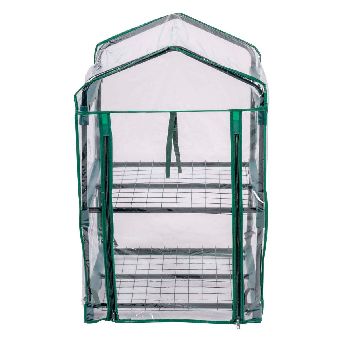 Scatola per coltivazione serra Kinzo 45 x 50 x 80 cm - serra da giardino a 2 piani - serra compatta per piante e scatola per coltivazione - resistente alle intemperie e trasparente