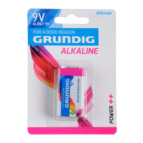 Batteria alcalina Grundig 9V