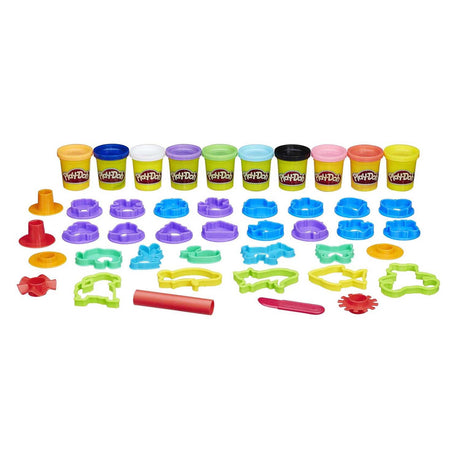 Kit di strumenti Hasbro play-doh con +30 parti 10 vasi di terracotta