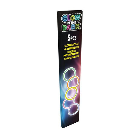 Braccialetti che si illuminano al buio - 5 pz