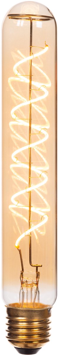 Lucide t32 - lampada a filamento - ø 3,2 cm - led 3 stepdim (memoria) - e27 - 1x4,9w 2200k - ambra