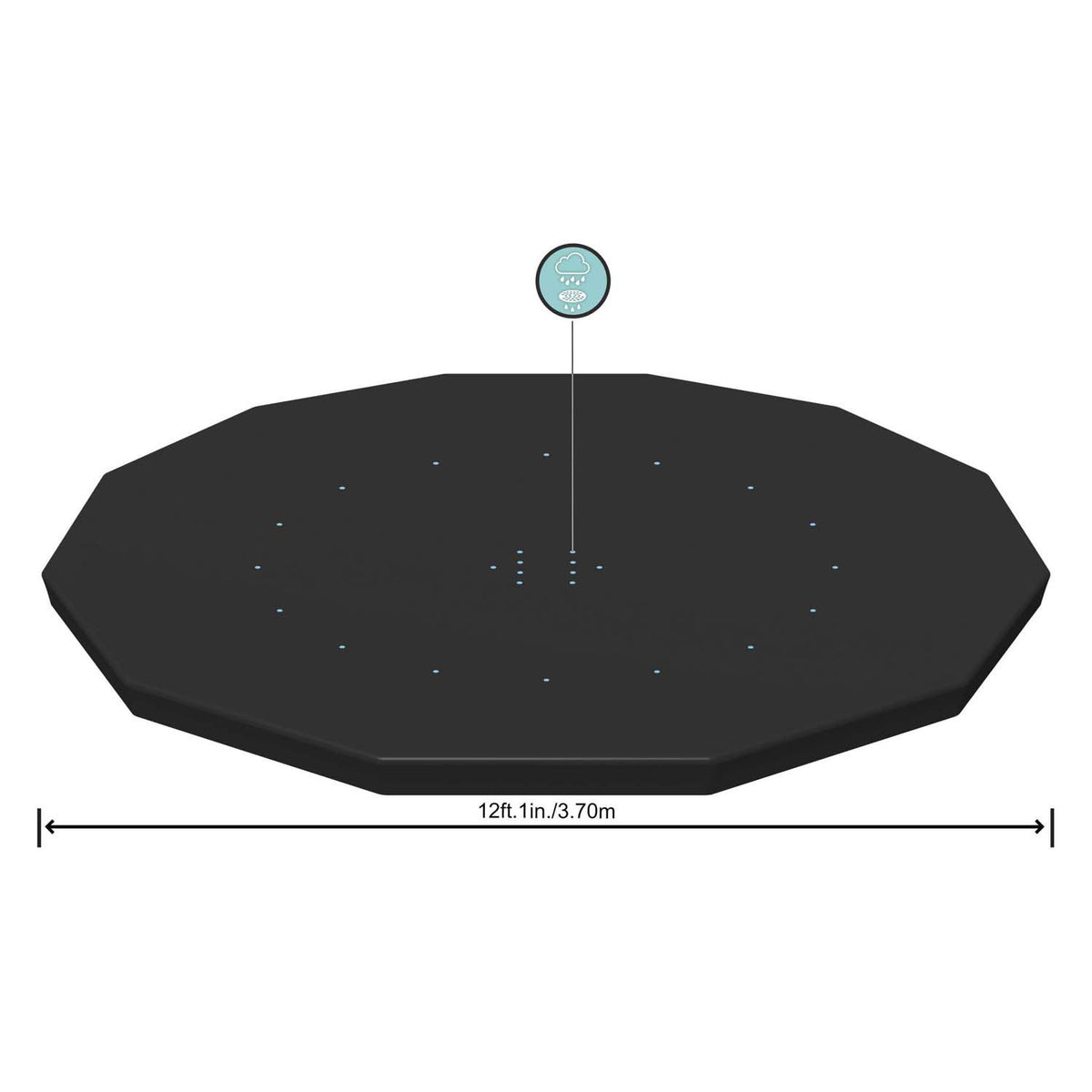 Telone Bestway rotondo, 360 366 cm