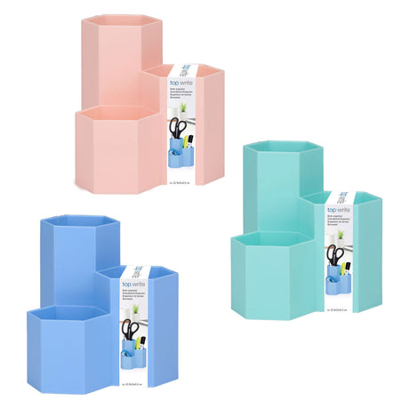 Portapenne colore 3 scomparti