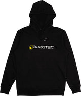 Felpa con cappuccio Burgtec nera con logo