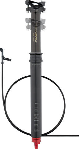 Reggisella Thomson nascosto nero da 100 mm