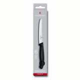 Coltelli da pomodoro da tavola Victorinox lama seghettata nera scatola da 6 pezzi