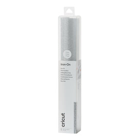 Cricut • termoadesivo glitterato argento