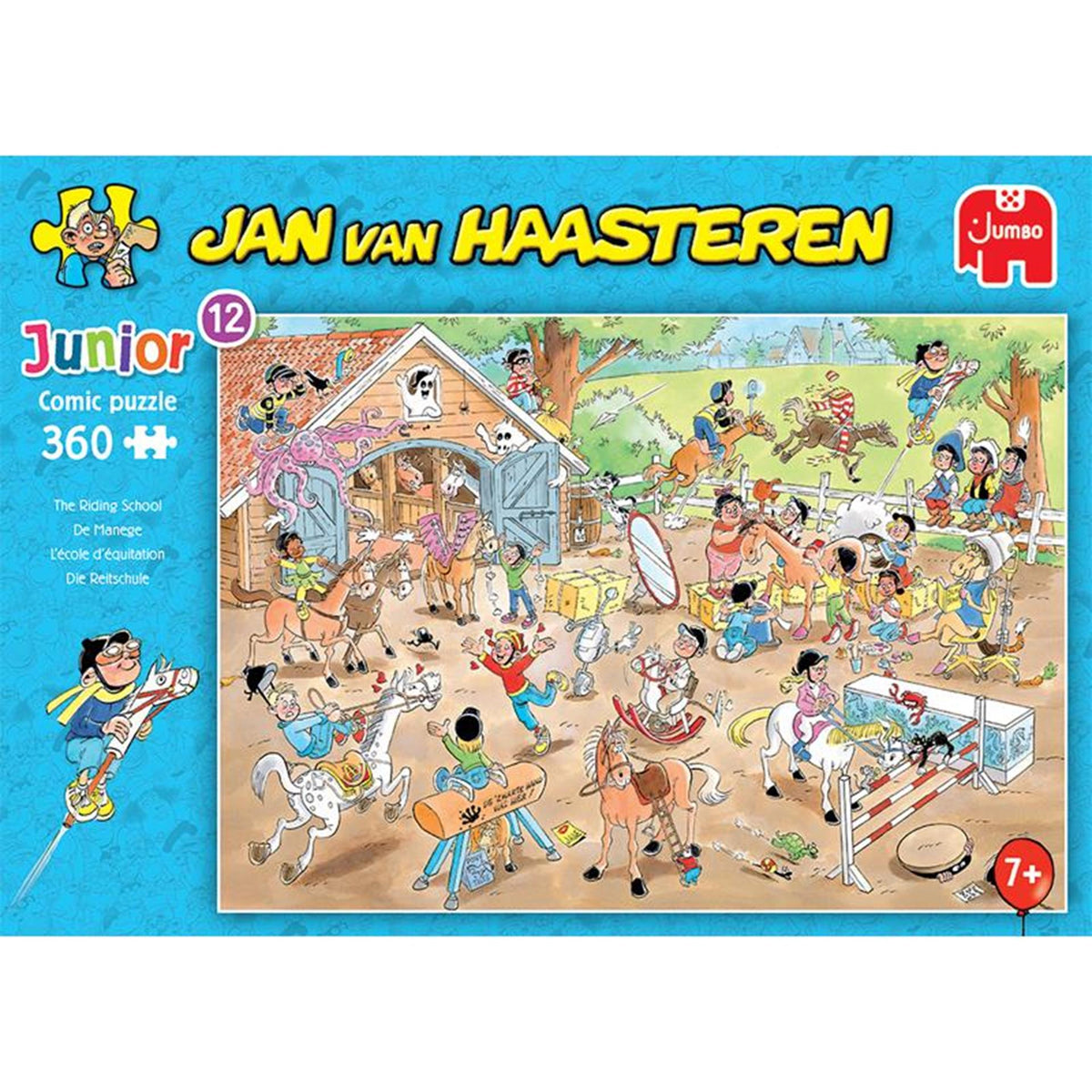 Jumbo jan van hasteren junior puzzle sku 12 360pz il maneggio