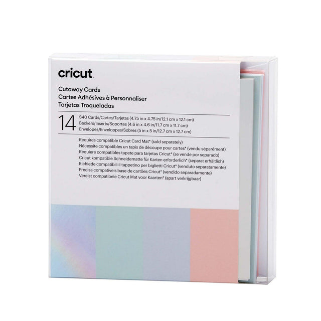 Cricut • carte ritagliate pastello s40