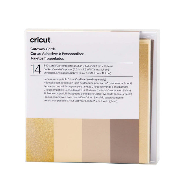 Cricut • carte ritagliate neutre s40