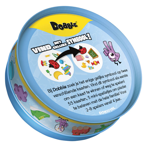 Gioco di carte per bambini Asmodee Zigomatico Dobble - Gioco veloce con animali per bambini