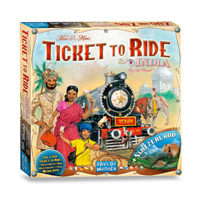 Biglietto Asmodee per il gioco da tavolo Ride India