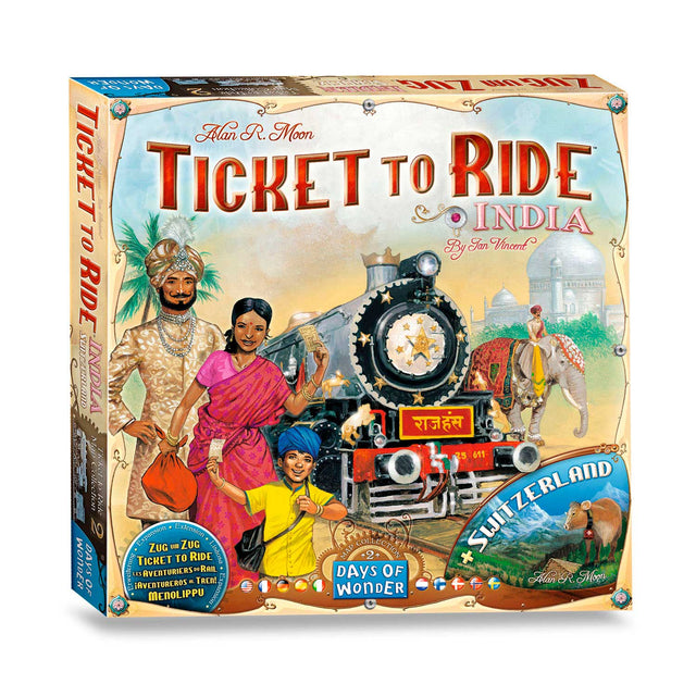 Biglietto Asmodee per il gioco da tavolo Ride India