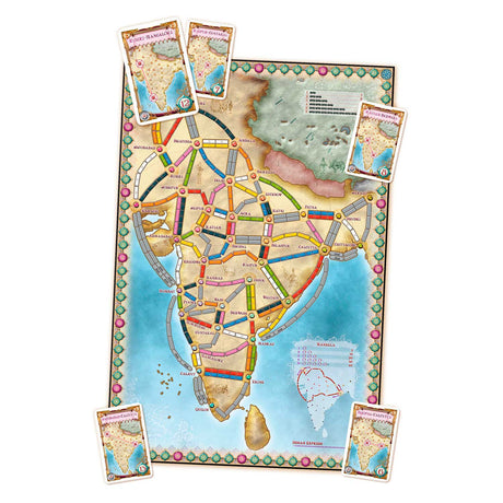 Biglietto Asmodee per il gioco da tavolo Ride India