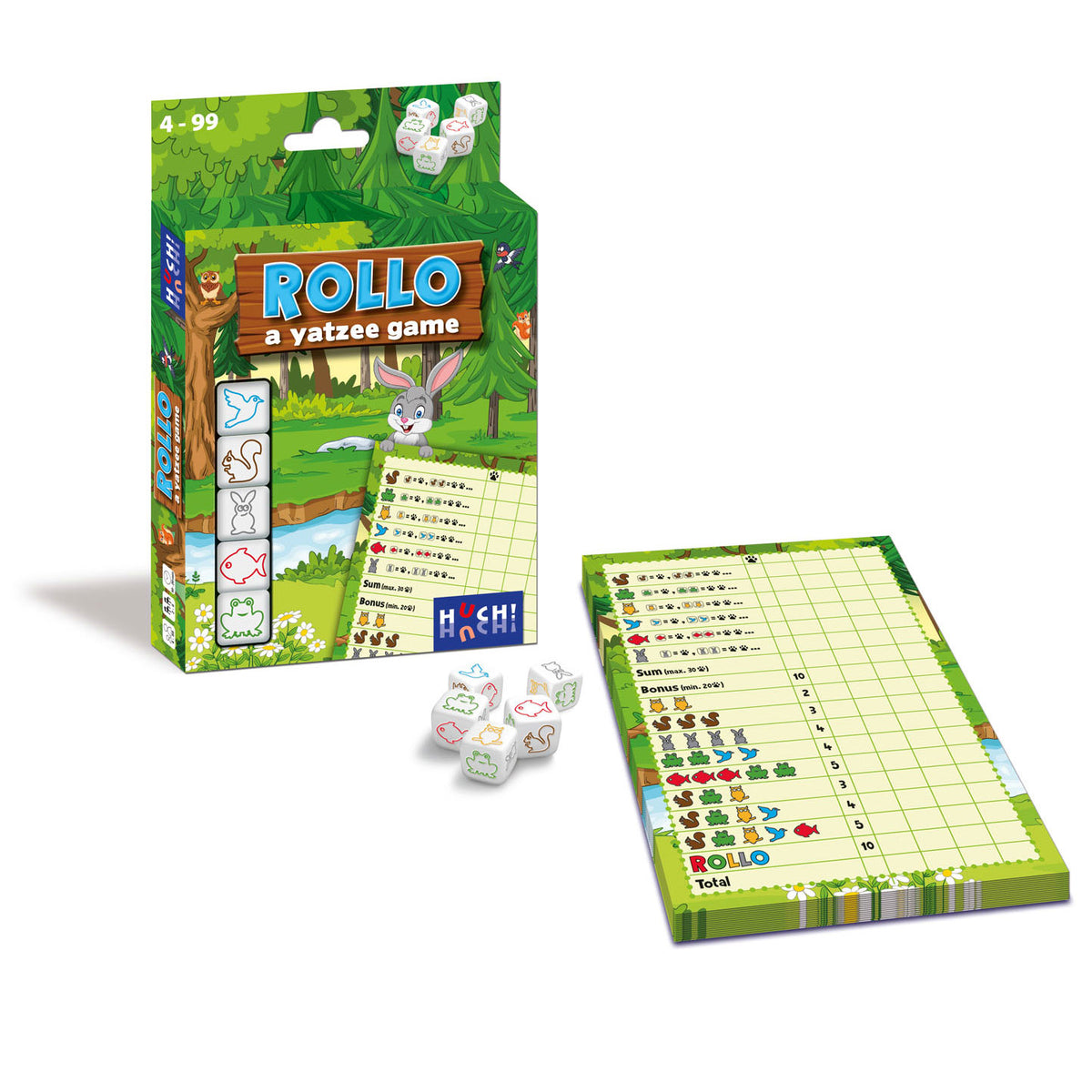 Asmodee rollo - animali yatzee