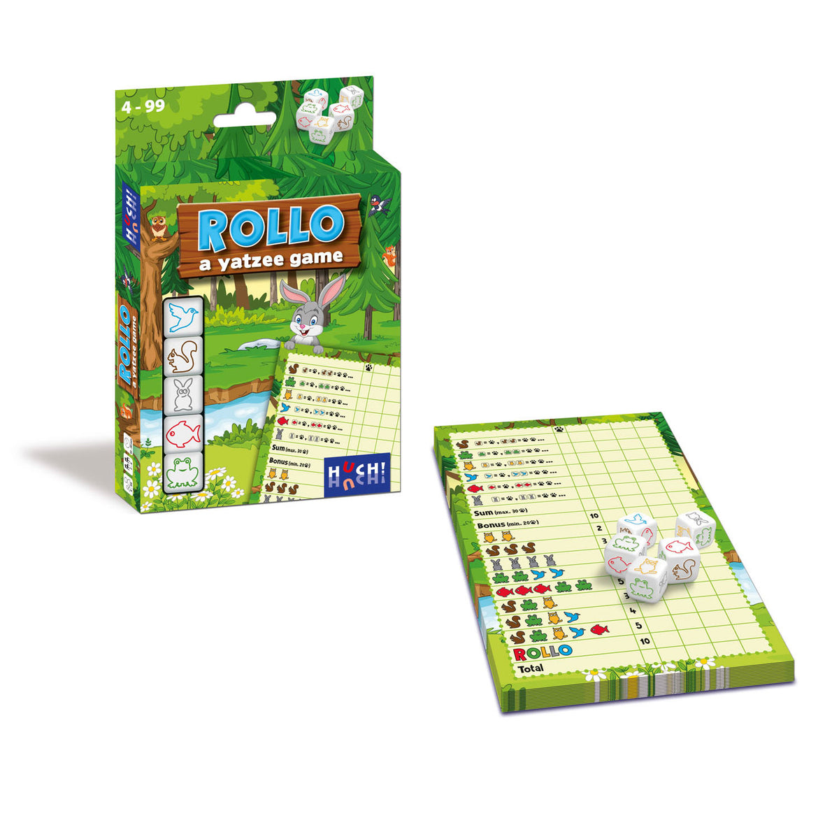 Asmodee rollo - animali yatzee