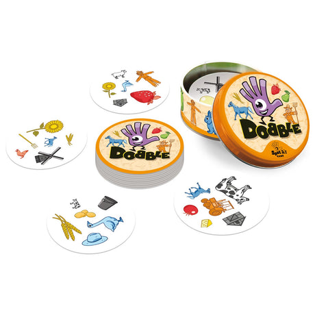 Gioco di carte Dobble Farm da 4 anni 2-5 giocatori