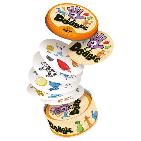 Gioco di carte Dobble Farm da 4 anni 2-5 giocatori