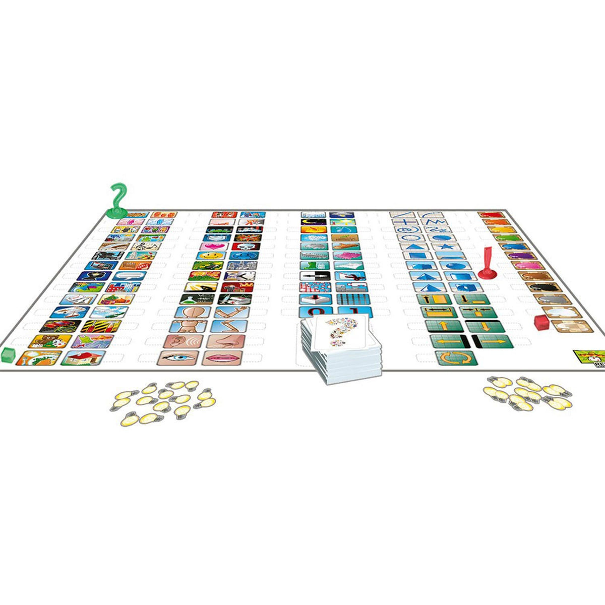 Gioco da tavolo con concetto di produzione Repos