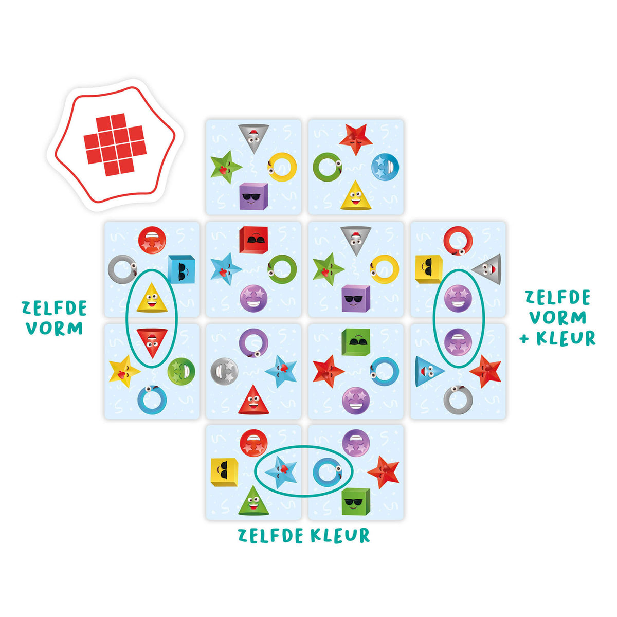 Festa con motivo Flexiq! gioco di carte