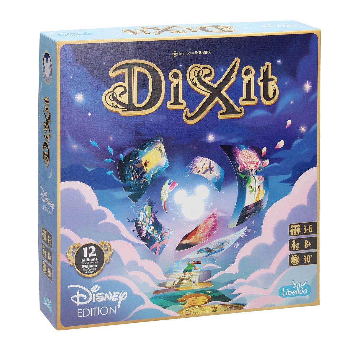 Libellud - dixit disney - gioco da tavolo creativo - 84 carte basate sui film Disney Pixar