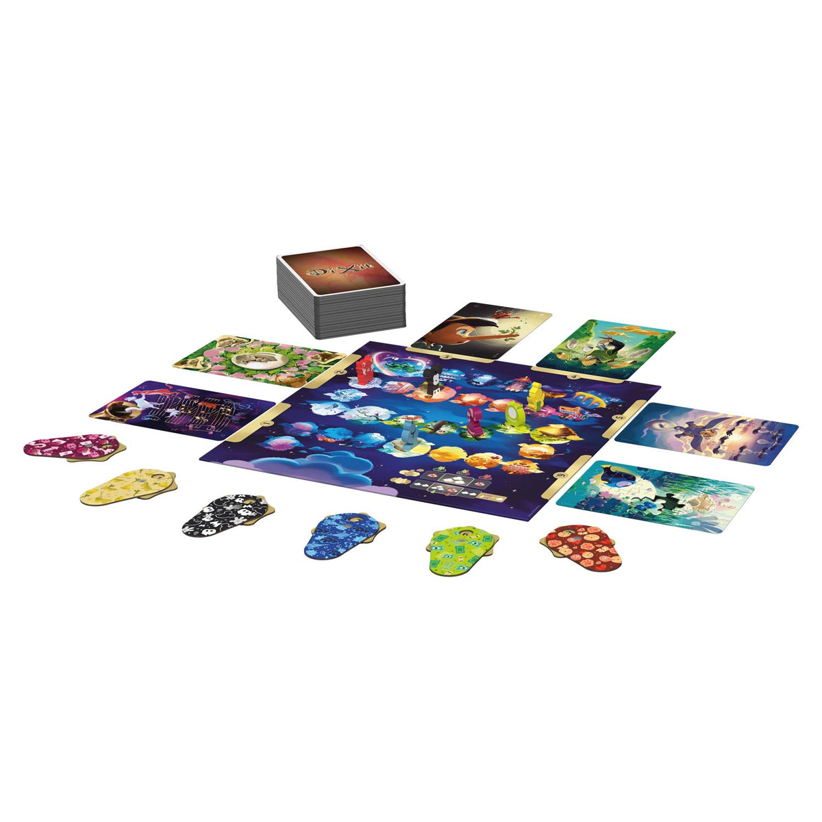 Libellud - dixit disney - gioco da tavolo creativo - 84 carte basate sui film Disney Pixar