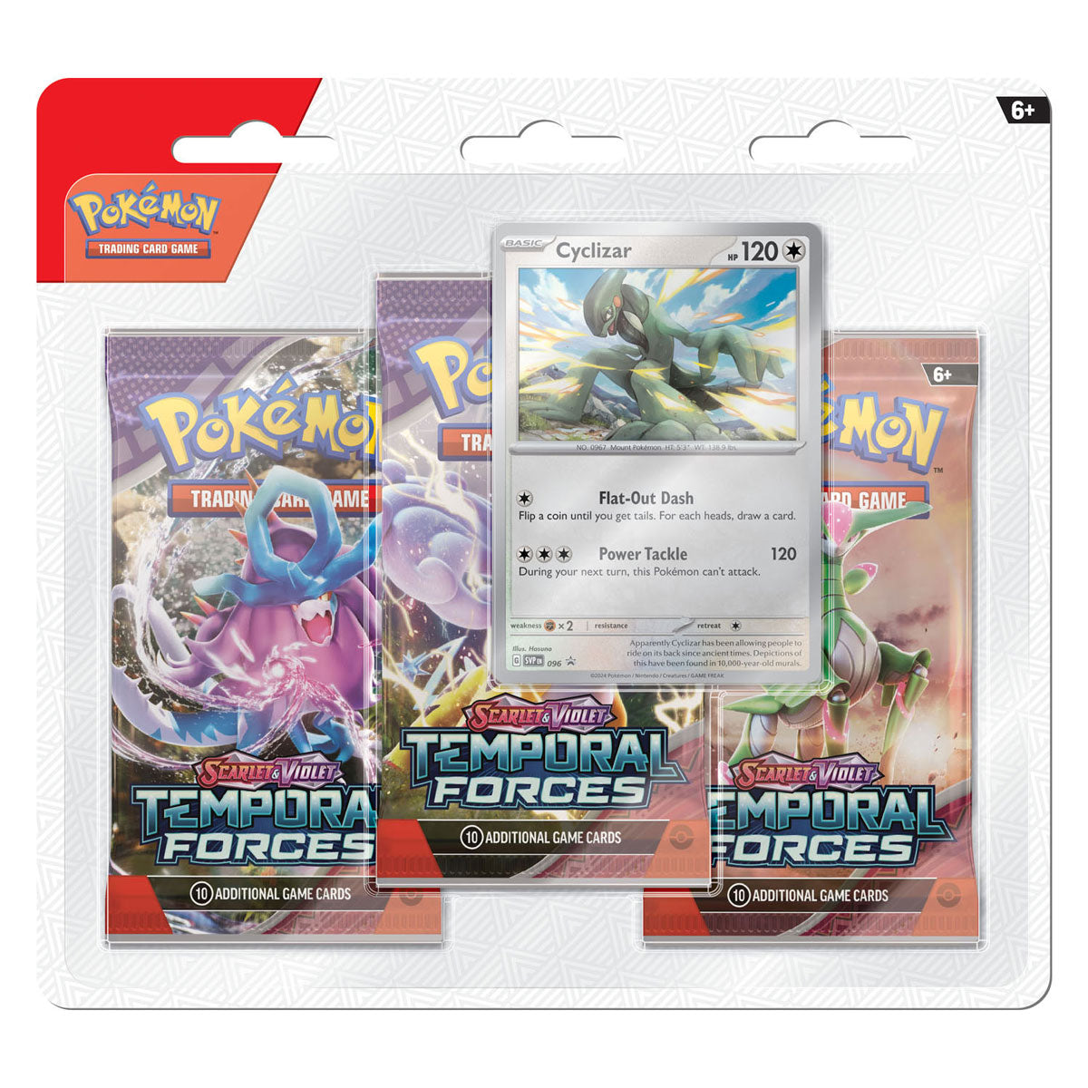ASMODEE TCG SV05 FORZE DELLA TEMPORE 3 BLISTER BOOSTER