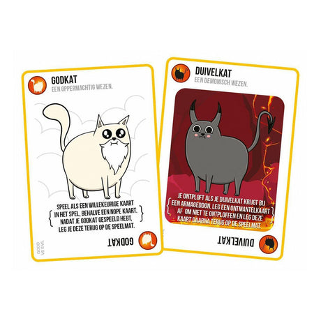 Gattini esplosivi: gioco di carte buono contro cattivo