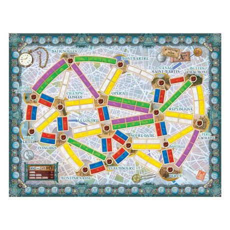 Biglietto per il gioco da tavolo di Parigi
