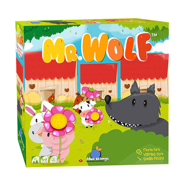 Giochi di Geronimo gioco da tavolo blu arancione Mr. Wolf