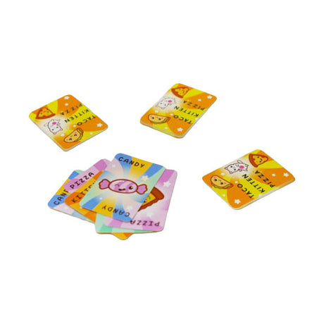 Giochi di Geronimo gioco di carte blu arancione taco gattino pizza