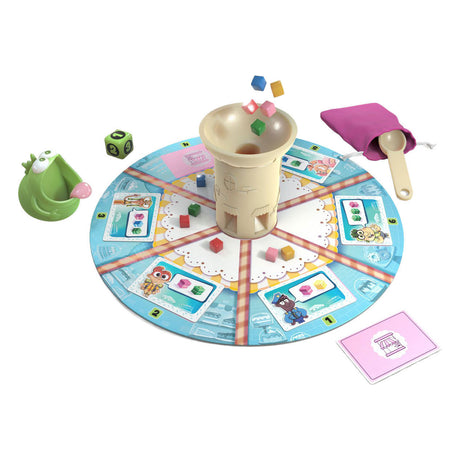 Geronimo games cakozaurus - - blu arancione - gioco da tavolo - gioco per bambini - dai 6 anni - da 2 a 4 giocatori