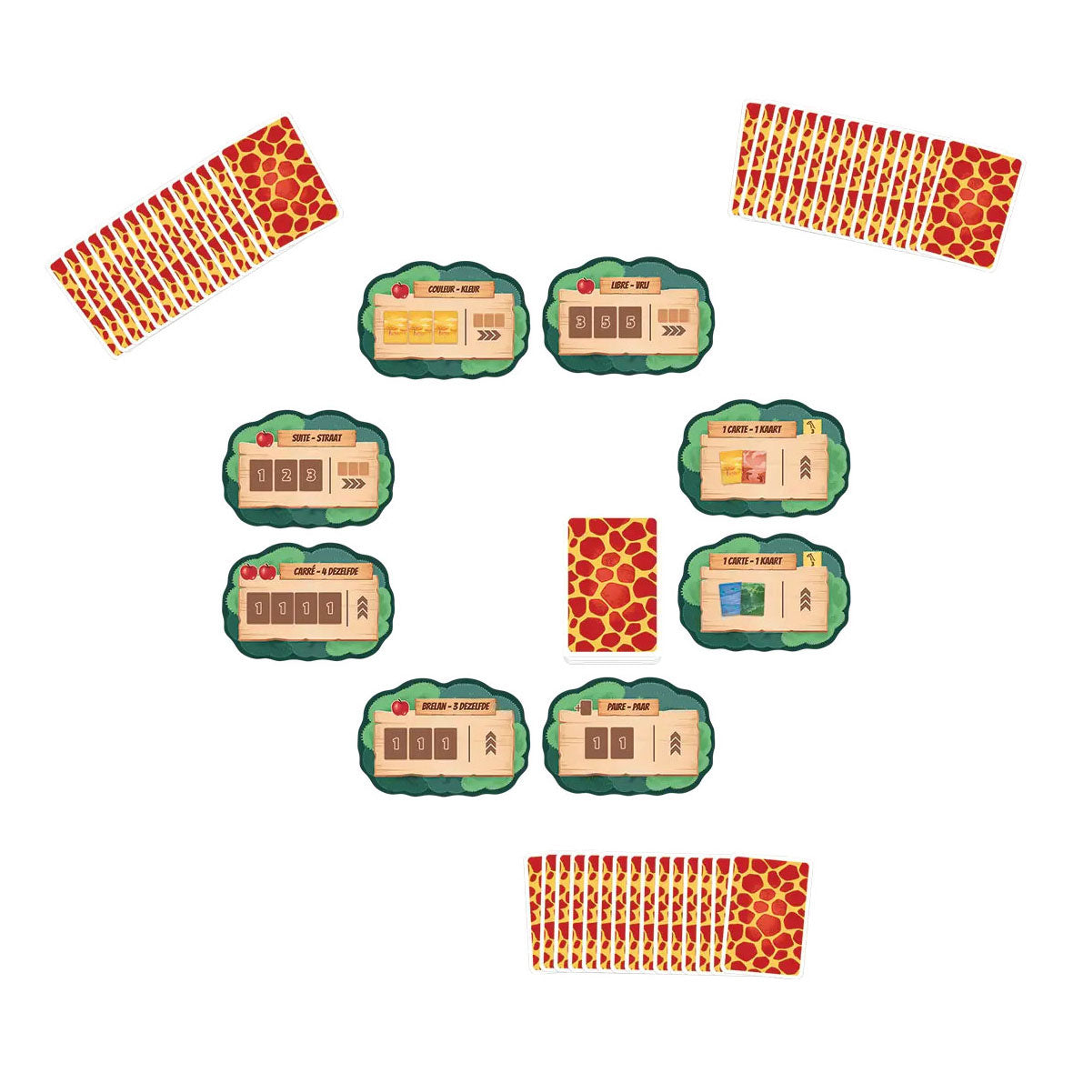 Geronimo giochi di carte gioco giraffa raffa